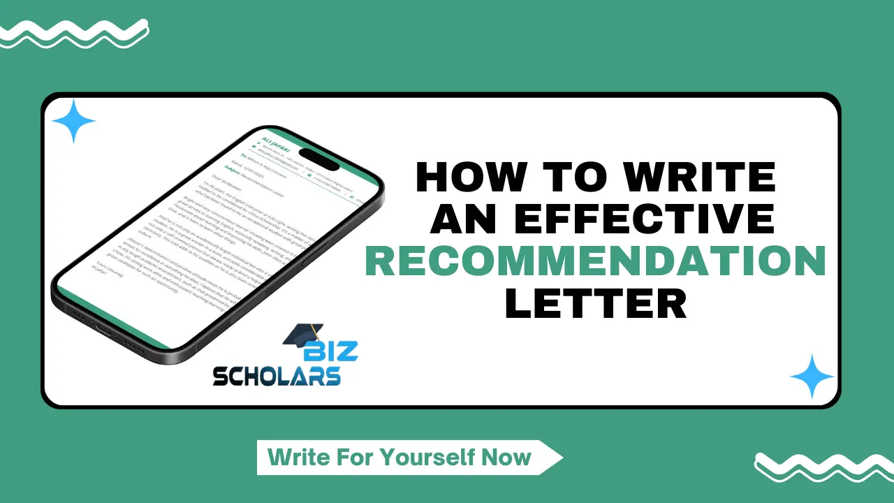 How to Write  an  Effective Recommendation Letters